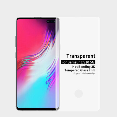 Protección de cristal templado para Samsung Galaxy S10 5G PINWUYO
