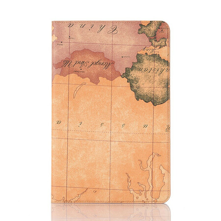 Funda con el mapa del mundo del Huawei MatePad Pro