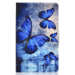 Funda para Samsung Galaxy Tab A 8.0 (2019) Mariposas azules