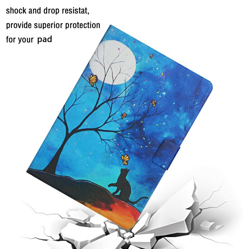 Funda de árbol para Huawei MatePad T 8 con luna y sol
