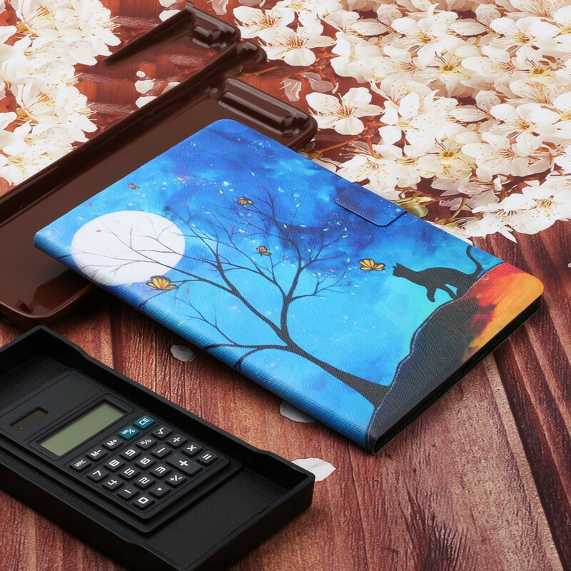 Funda de árbol para Huawei MatePad T 8 con luna y sol