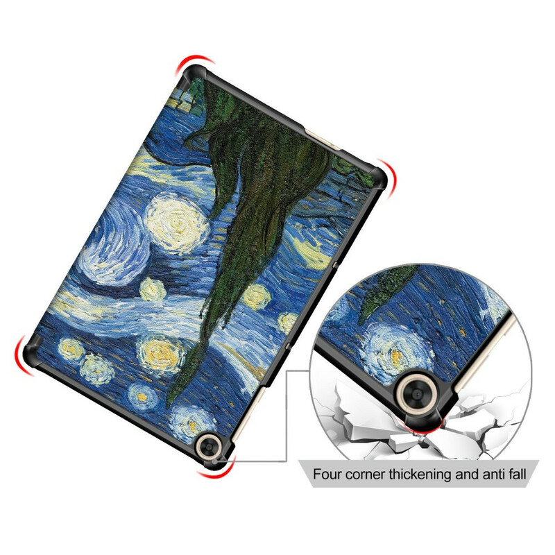 Funda inteligente Huawei MatePad T 10s reforzada Van Gogh