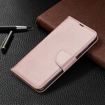Funda Xiaomi Redmi Note 9 solapa oblicua lichi Funda Xiaomi Redmi Note 9 solapa oblicua lichi