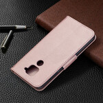 Funda Xiaomi Redmi Note 9 solapa oblicua lichi Funda Xiaomi Redmi Note 9 solapa oblicua lichi