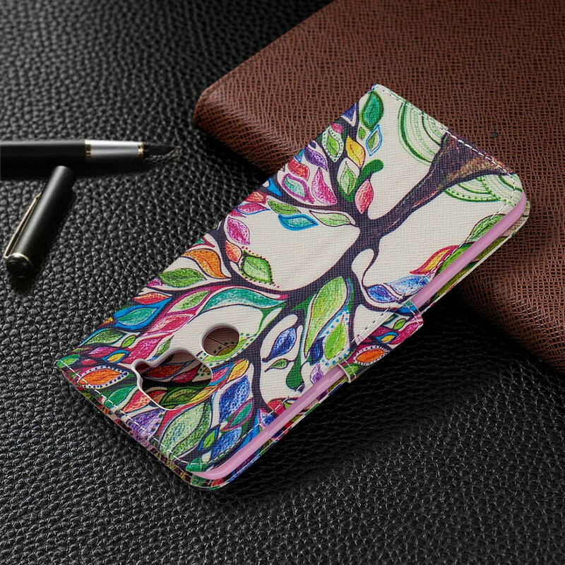 Funda de árbol de colores para el Xiaomi Redmi Note 9