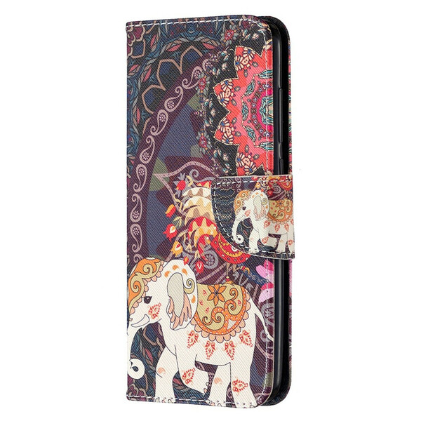 Funda de elefantes indios para el Xiaomi Redmi Note 9