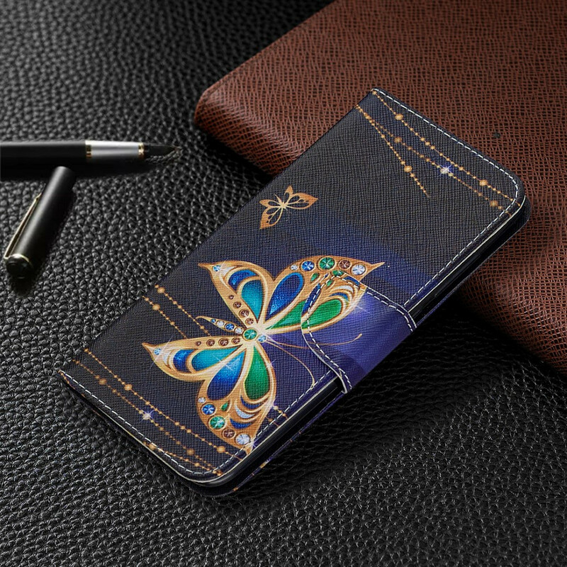 Funda Xiaomi Redmi Note 9 Magic Butterfly