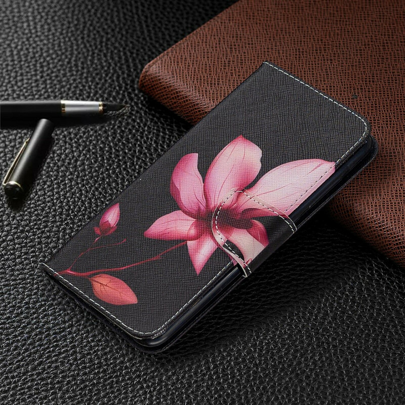 Funda Xiaomi Redmi Note 9 Flor Rosa