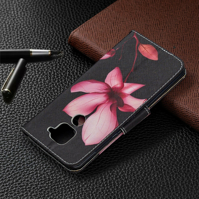 Funda Xiaomi Redmi Note 9 Flor Rosa