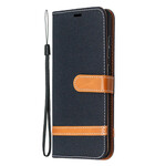 Funda con colgante de tela y cuero para el Samsung Galaxy S20 FE