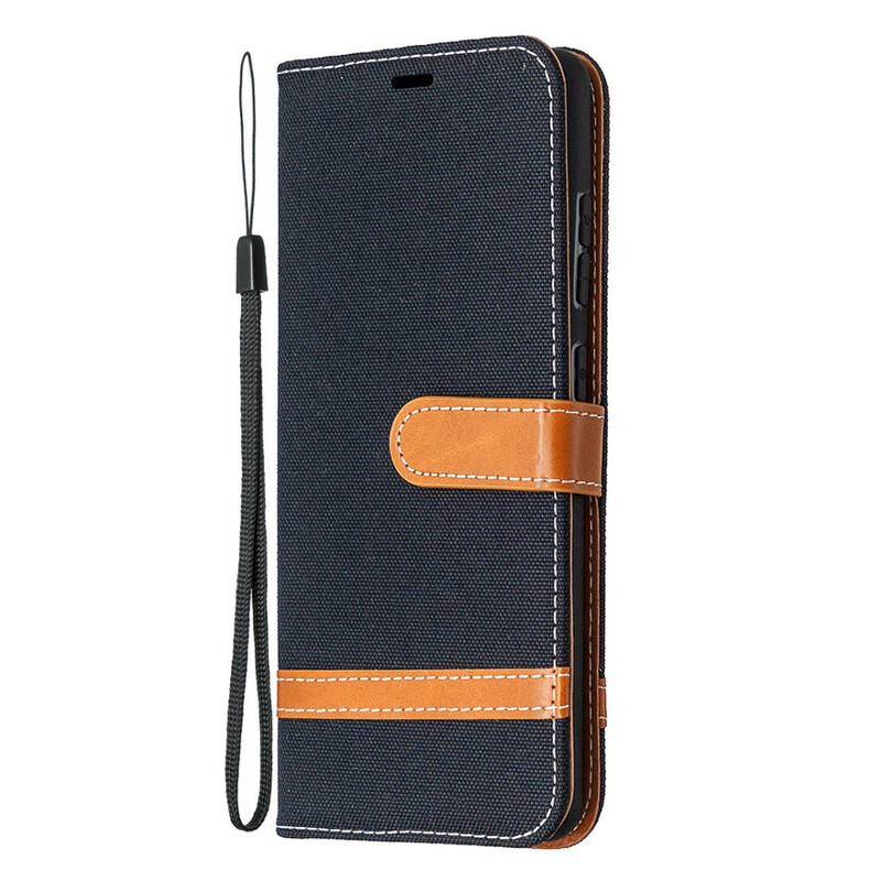 Funda con colgante de tela y cuero para el Samsung Galaxy S20 FE