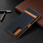 Funda con colgante de tela y cuero para el Samsung Galaxy S20 FE
