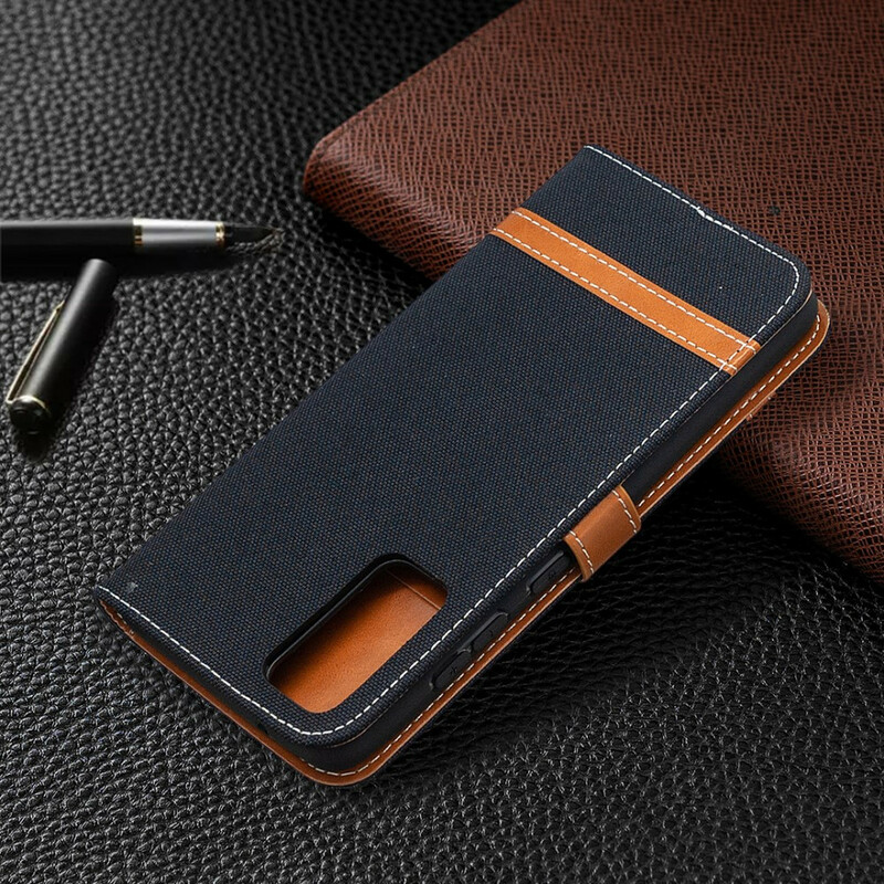 Funda con colgante de tela y cuero para el Samsung Galaxy S20 FE