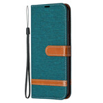 Funda de tela y efecto cuero para el Xiaomi redmi Note 9