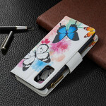 Funda Samsung Galaxy S20 FE con bolsillo de mariposa con cremallera