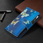 Funda Samsung Galaxy S20 FE con bolsillo de mariposa con cremallera