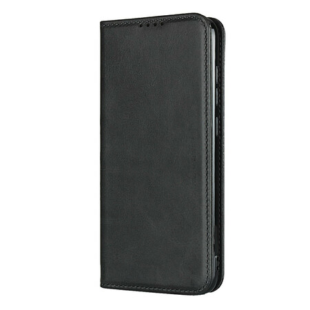 Flip Cover Xiaomi Redmi Note 9 Premium Faux Leather Stitching