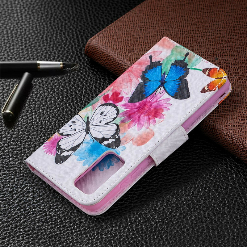 Funda Samsung Galaxy S20 FE Pintada Mariposas y Flores