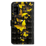 Funda Samsung Galaxy S20 FE Mariposas Amarillas
