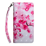 Samsung Galaxy S20 FE Funda Flores Rosa