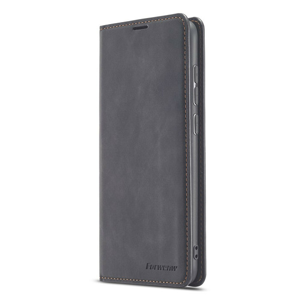 Flip Cover Xiaomi Redmi Note 9 Efecto Cuero FORWENW