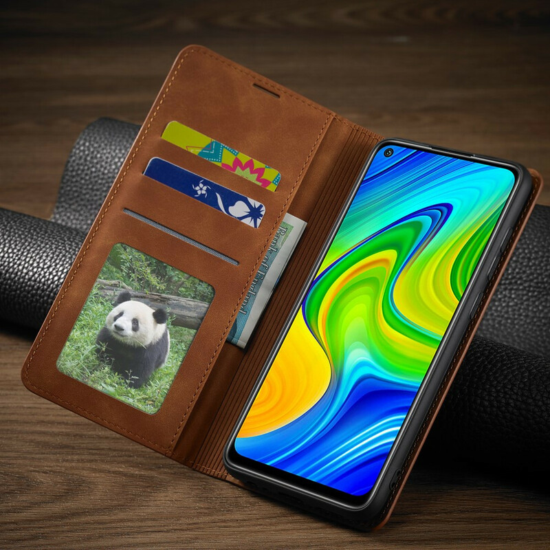 Flip Cover Xiaomi Redmi Note 9 Efecto Cuero FORWENW Flip Cover Xiaomi Redmi Note 9 Efecto Cuero FORWENW