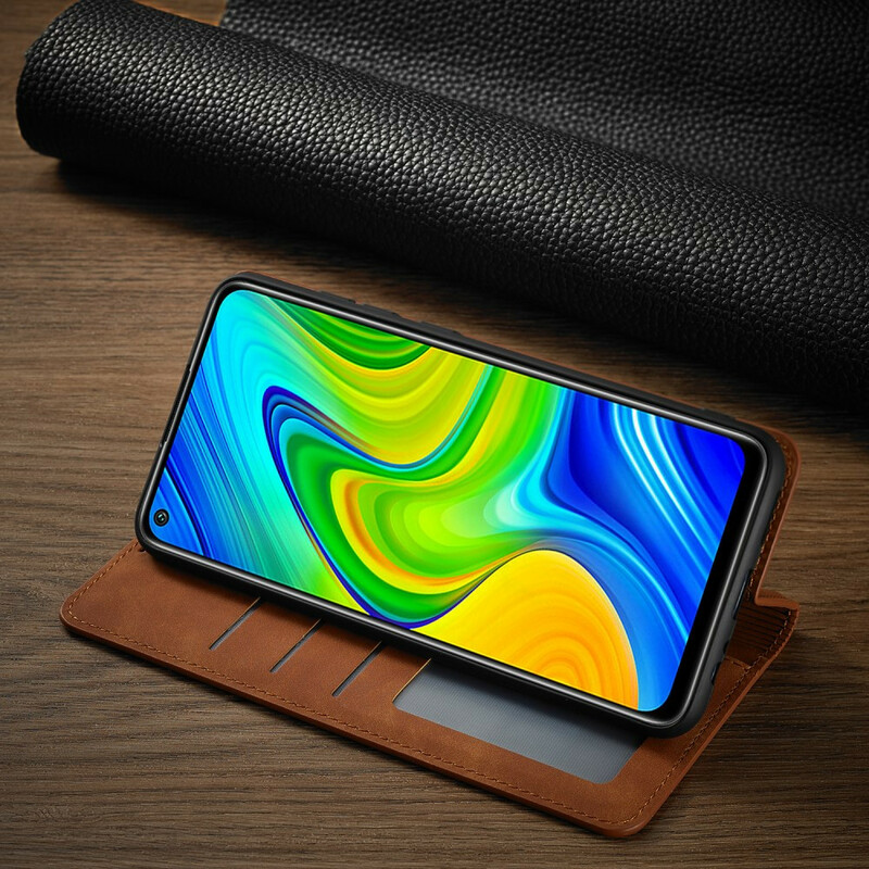 Flip Cover Xiaomi Redmi Note 9 Efecto Cuero FORWENW Flip Cover Xiaomi Redmi Note 9 Efecto Cuero FORWENW