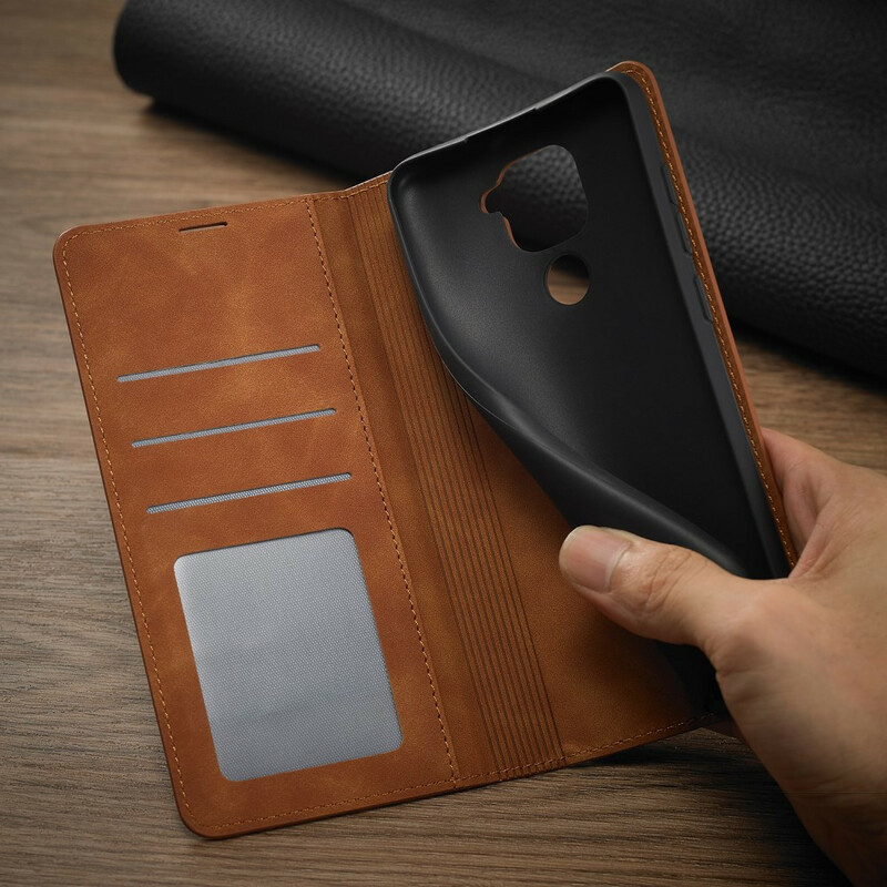 Flip Cover Xiaomi Redmi Note 9 Efecto Cuero FORWENW Flip Cover Xiaomi Redmi Note 9 Efecto Cuero FORWENW