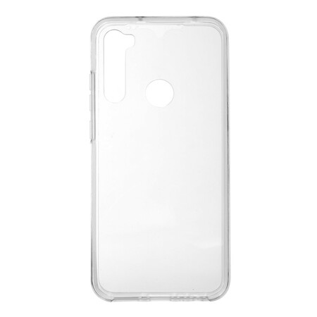 Funda transparente Xiaomi Redmi Note 8T por delante y por detrás