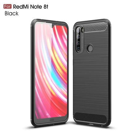Funda de fibra de carbono cepillada para el Xiaomi Redmi Note 8T
