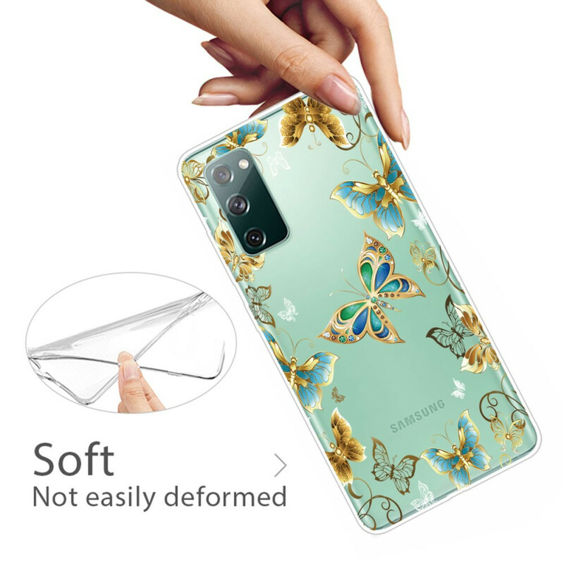 Funda Samsung Galaxy S20 FE Diseño de mariposa