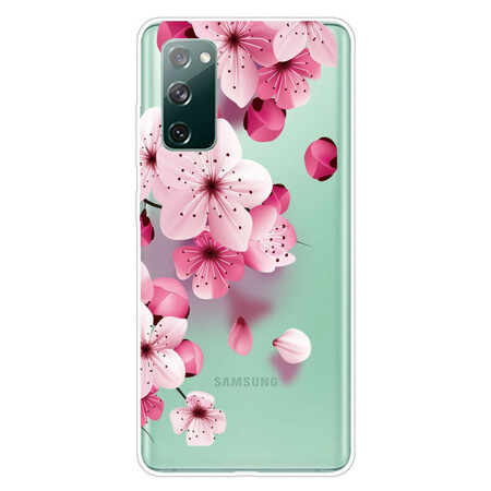 Funda Samsung Galaxy S20 FE Pequeña Flores Rosa