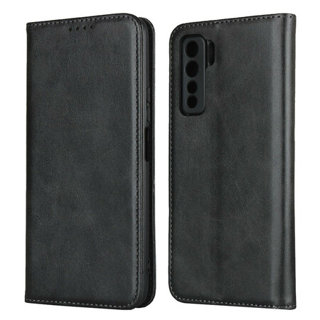 Funda Flip Cover Huawei P40 Lite 5G Piel Genuina