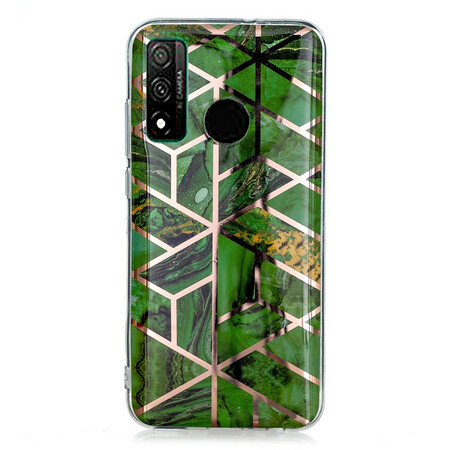 Huawei P Smart Funda 2020 Marble Geometry Coloured