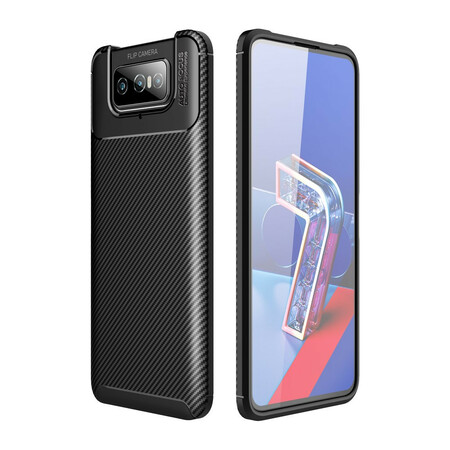 Asus ZenFone 7 / 7 Pro Funda flexible de fibra de carbono