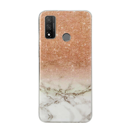 Coque Huawei P Smart 2020 Marbre Paillettes