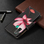 Huawei P Smart Funda 2020 Zipped Pocket Flower