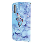 Funda Huawei P Smart S Diamond Butterflies con colgante