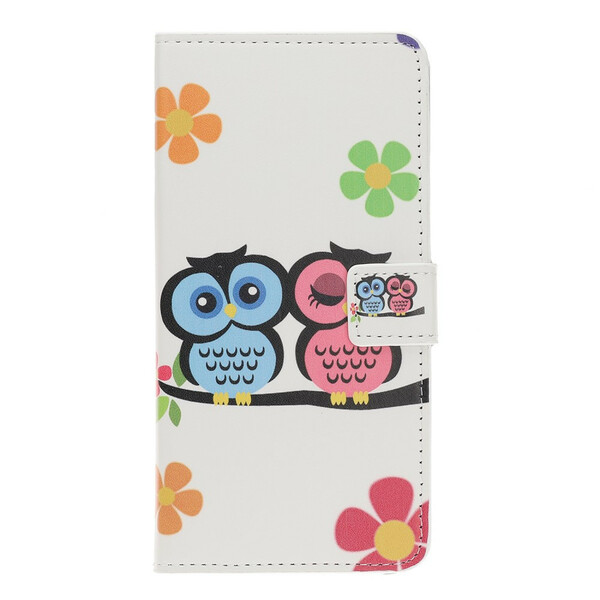 Huawei P Smart S Funda Owl Couple