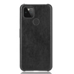 Funda de cuero para el Google Pixel 5 Rendimiento de lichi