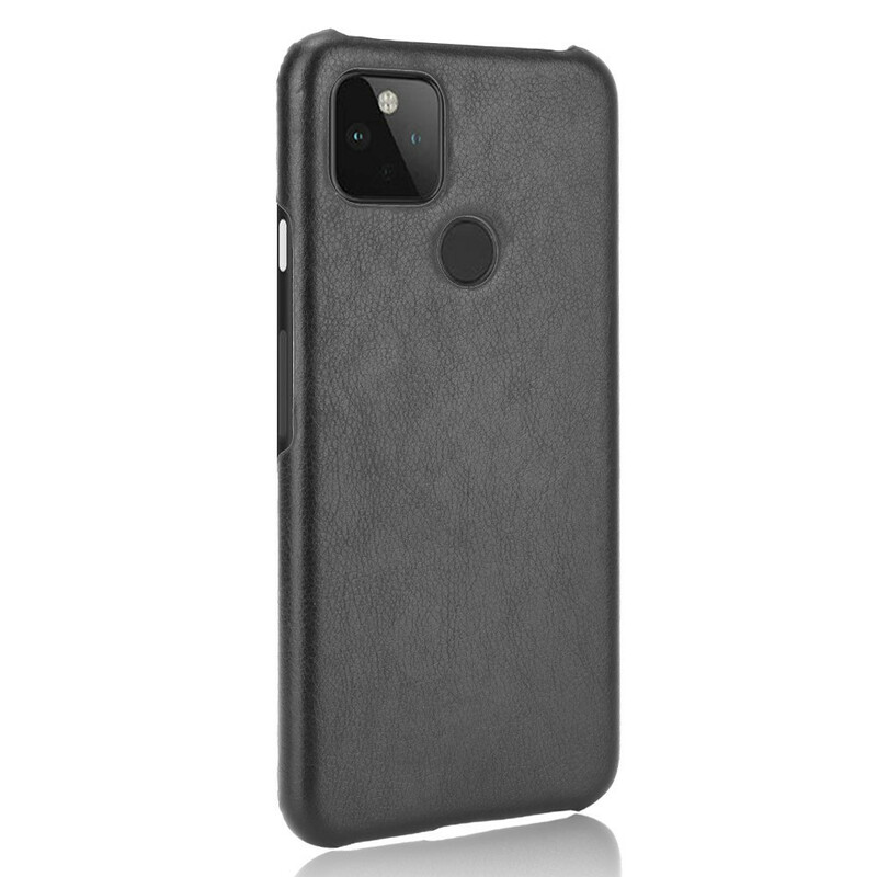 Funda de cuero para el Google Pixel 5 Rendimiento de lichi