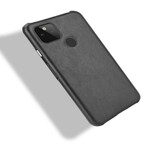 Funda de cuero para el Google Pixel 5 Rendimiento de lichi
