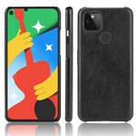 Funda de cuero para el Google Pixel 5 Rendimiento de lichi