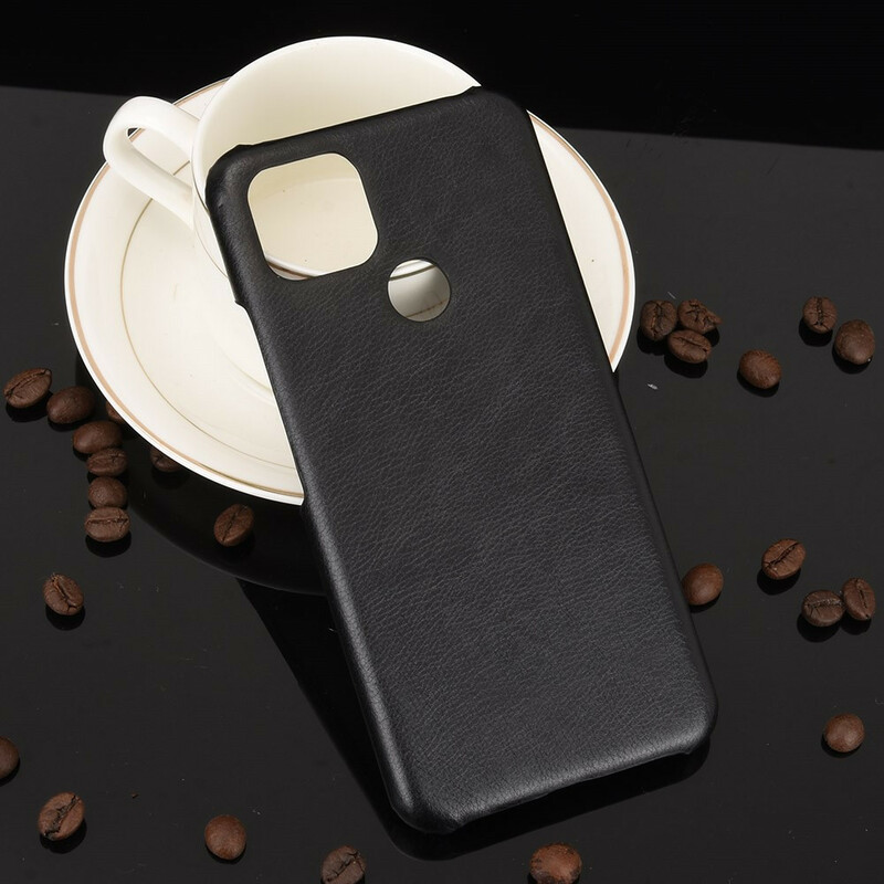 Funda de cuero para el Google Pixel 5 Rendimiento de lichi