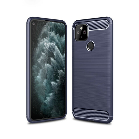 Funda de fibra de carbono cepillada para el Google Pixel 5