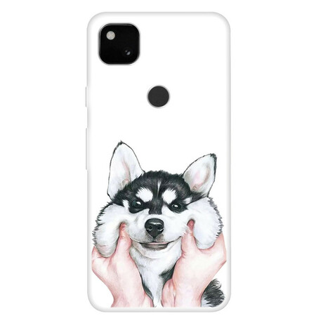 Funda de perro sonriente para el Google Pixel 4a