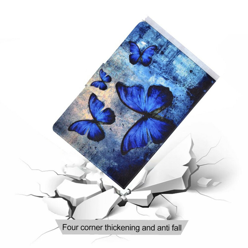 Funda Huawei MediaPad T3 10 Mariposas Azul