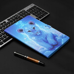 Funda para el Samsung Galaxy Tab A 8.0 (2019) Snow Tiger