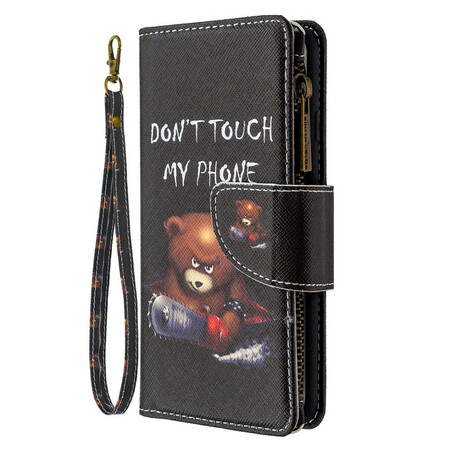 Funda con cremallera Samsung Galaxy Note 10 Oso