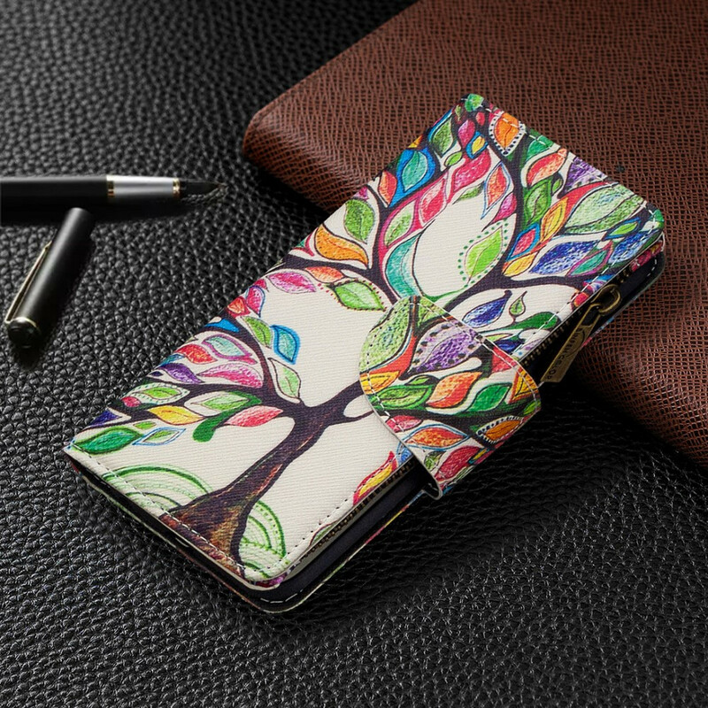 Árbol de bolsillo con cremallera para Samsung Galaxy Note 10